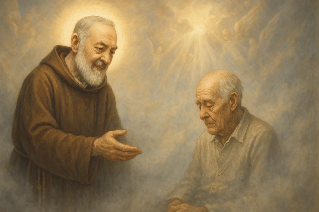 Preghiera a Padre Pio per la pace nella sofferenza per i malati di demenza